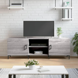 TV Cabinet Grey Sonoma 150x30x50 cm Engineered Wood - thumbnail 1