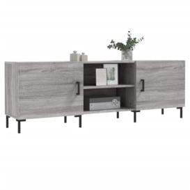 TV Cabinet Grey Sonoma 150x30x50 cm Engineered Wood - thumbnail 3
