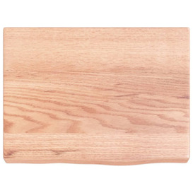 Wall Shelf Light Brown 40x30x(2-4) cm Treated Solid Wood Oak - thumbnail 2