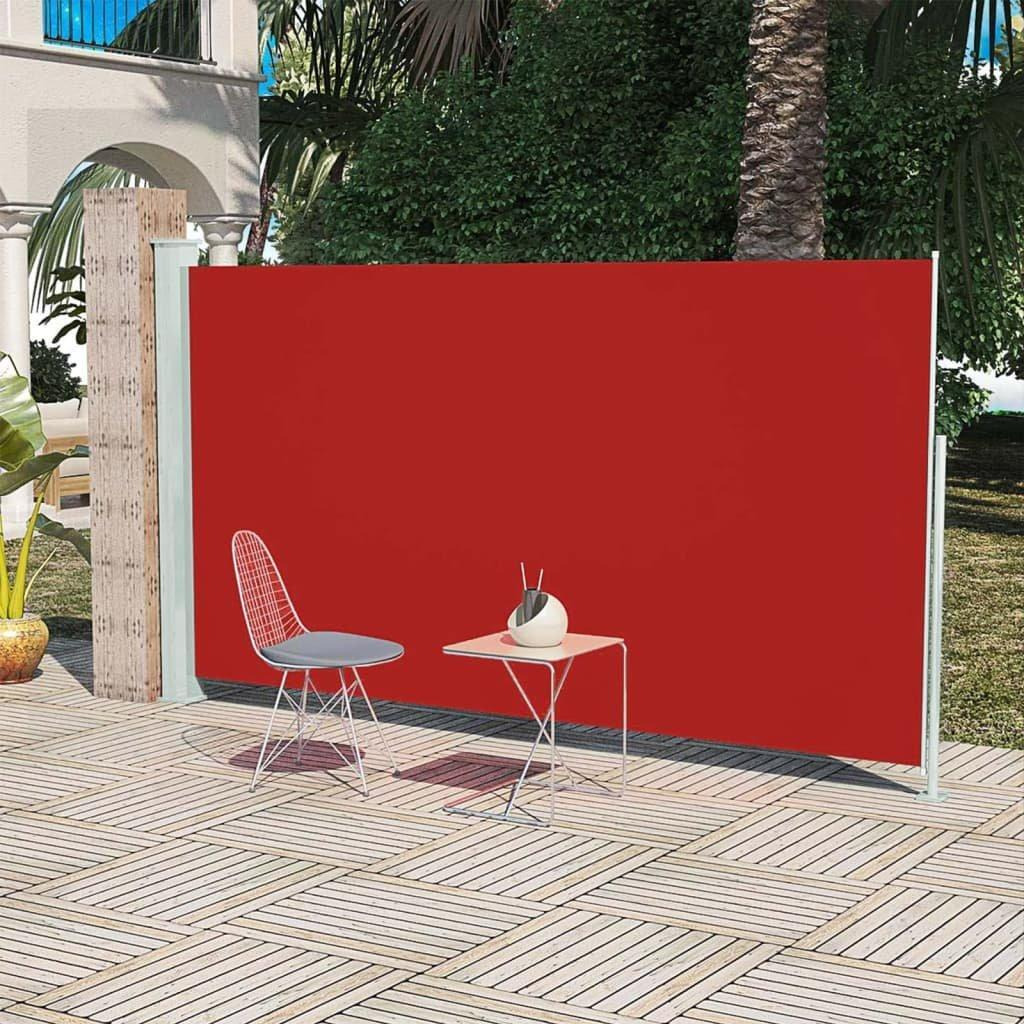 Patio Terrace Side Awning 160 x 300 cm Red - image 1