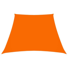 Sunshade Sail Oxford Fabric Trapezium 2/4x3 m Orange - thumbnail 1