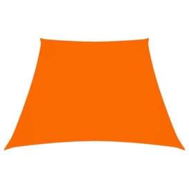 Sunshade Sail Oxford Fabric Trapezium 2/4x3 m Orange