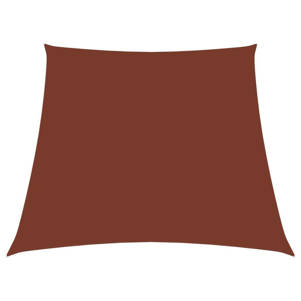 Sunshade Sail Oxford Fabric Trapezium 4/5x4 m Terracotta - image 1