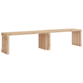 Garden Bench Extendable 212.5x40.5x45 cm Solid Wood Pine - thumbnail 2