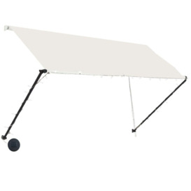 Retractable Awning with LED 250x150 cm Cream - thumbnail 3