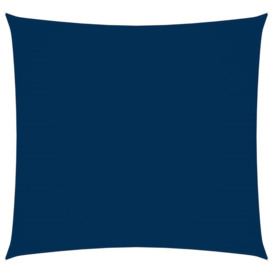 Sunshade Sail Oxford Fabric Square 4x4 m Blue