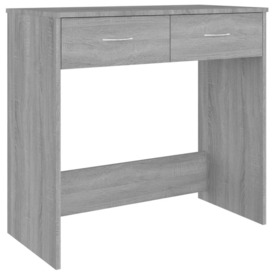 Desk Grey Sonoma 80x40x75 cm Engineered Wood - thumbnail 3
