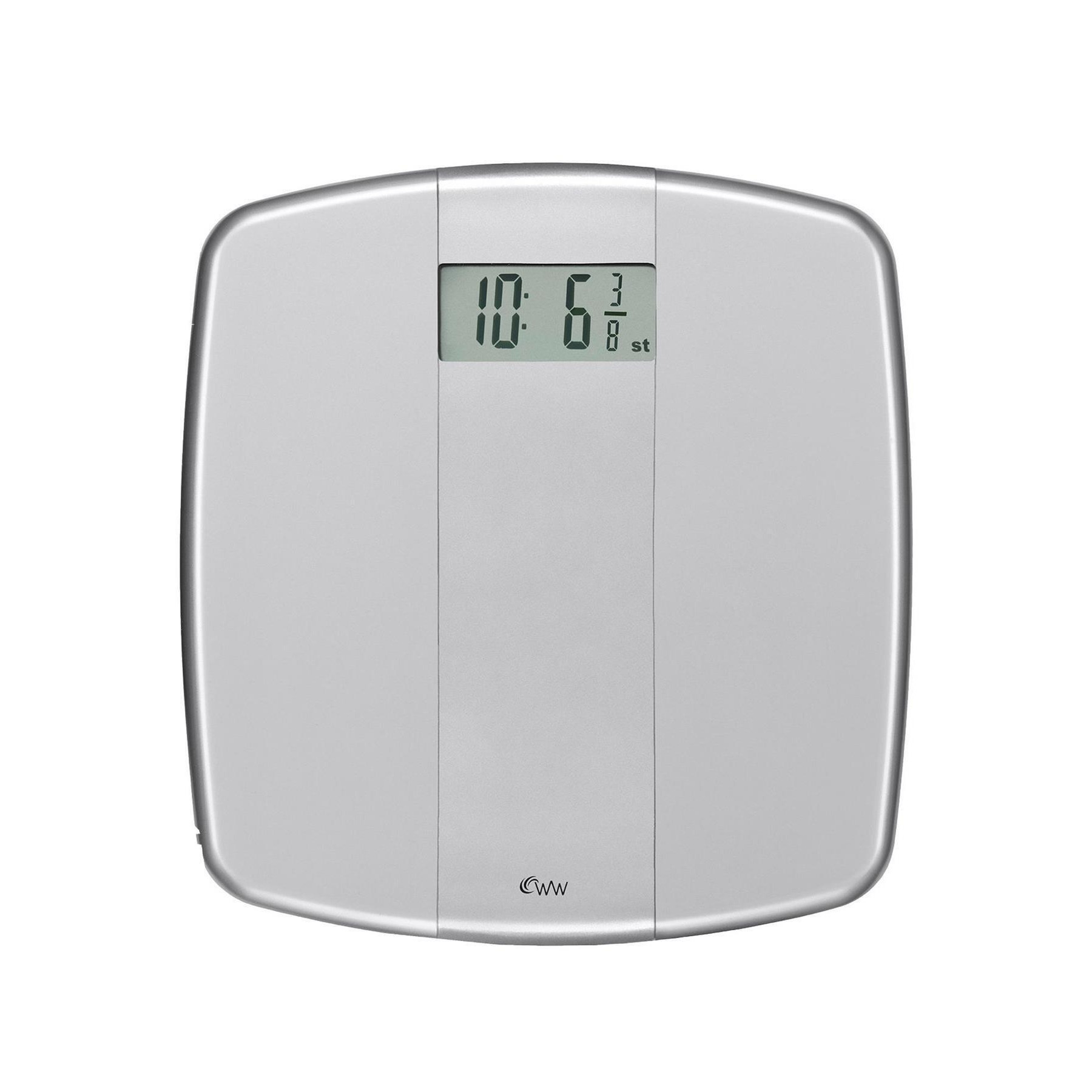 WW WeightWatchers Easy Read Precision Electronic Bathroom Scale - Silver - image 1