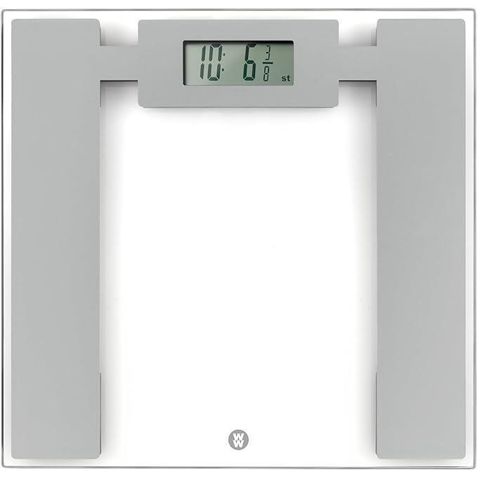WW Ultra Slim Glass Electronic Scale, 6mm Tempered Glass, Stylish Bathroom Scale - image 1
