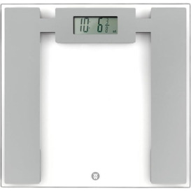 WW Ultra Slim Glass Electronic Scale, 6mm Tempered Glass, Stylish Bathroom Scale - thumbnail 1