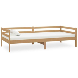 Day Bed Honey Brown Solid Pinewood 90x200 cm - thumbnail 2