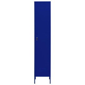 Locker Cabinet Navy Blue 35x46x180 cm Steel - thumbnail 3