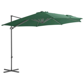 Outdoor Umbrella with Portable Base Green - thumbnail 2