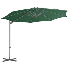 Outdoor Umbrella with Portable Base Green - thumbnail 3