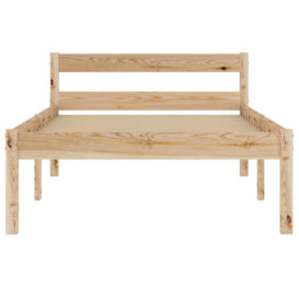 Bed Frame Solid Pine Wood 90x200 cm - thumbnail 3