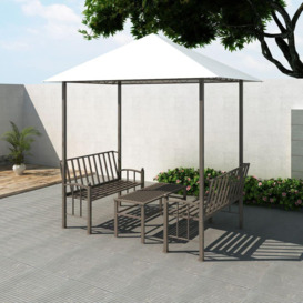 Garden Pavilion with Table and Benches 2.5x1.5x2.4 m - thumbnail 1
