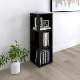 Corner Cabinet Black 33x33x100 cm Engineered Wood