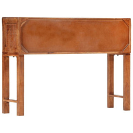 Console Table 120x32x80 cm Solid Rough Wood Acacia - thumbnail 3