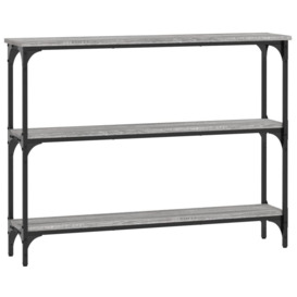 Console Table Grey Sonoma 100x22.5x75 cm Engineered Wood - thumbnail 2
