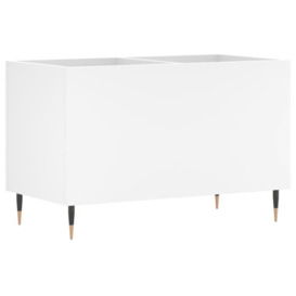Record Cabinet White 74.5x38x48 cm Engineered Wood - thumbnail 2