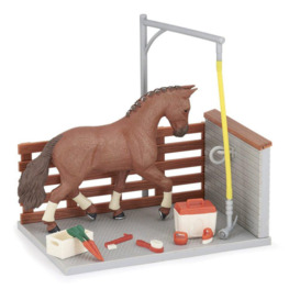 Horses and Ponies Wash Box and Accessories Toy Playset (60116)