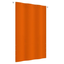 Balcony Screen Orange 140x240 cm Oxford Fabric - thumbnail 1