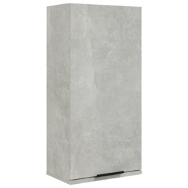 Wall-mounted Bathroom Cabinet Concrete Grey 32x20x67 cm - thumbnail 2