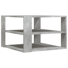 Coffee Table Concrete Grey 59.5x59.5x40 cm Engineered Wood - thumbnail 2
