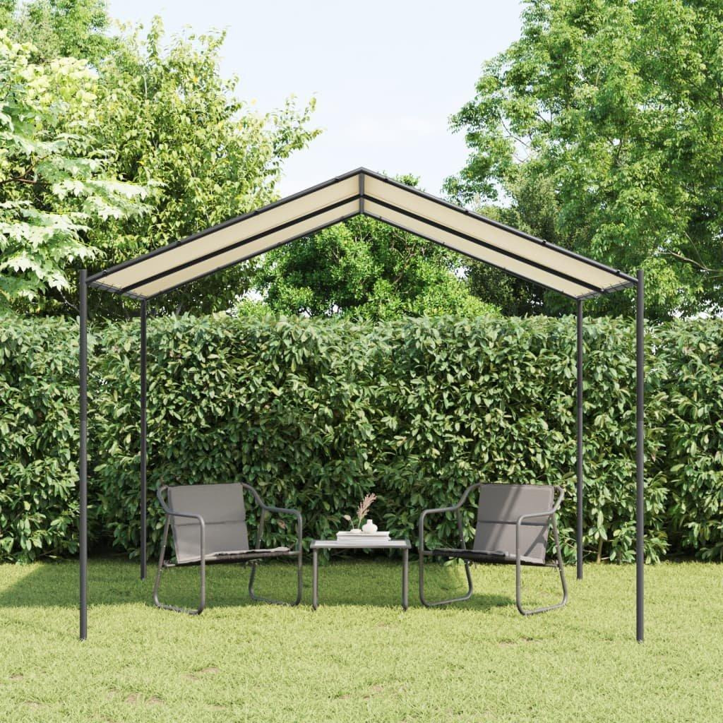Canopy Tent Beige 3x3 m Steel and Fabric - image 1