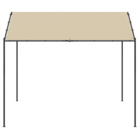 Canopy Tent Beige 3x3 m Steel and Fabric - thumbnail 3