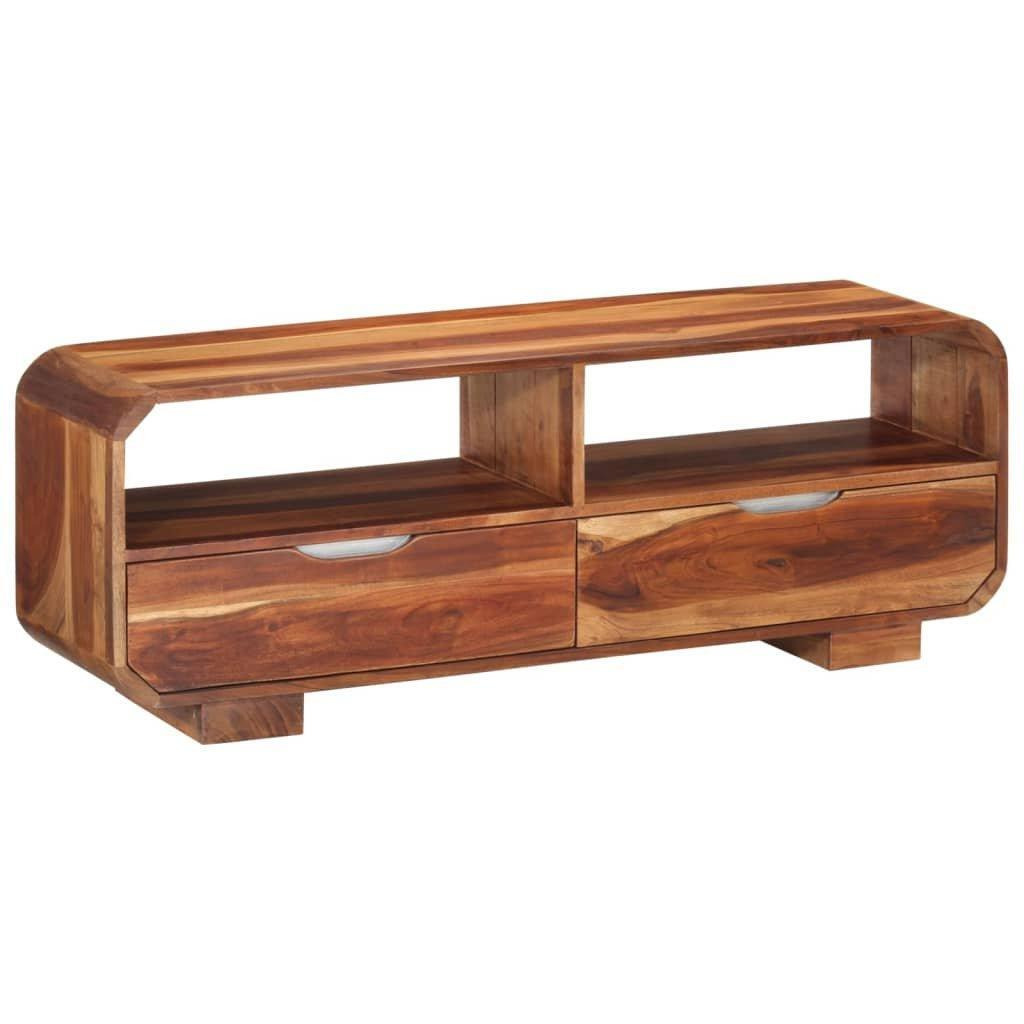 TV Cabinet 110x30x40 cm Solid Wood Acacia - image 1