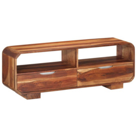 TV Cabinet 110x30x40 cm Solid Wood Acacia - thumbnail 1