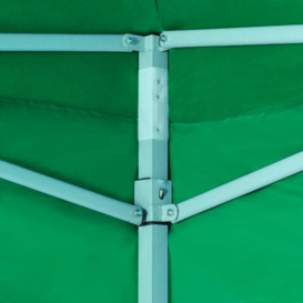 Foldable Tent with 2 Walls 3x3 m Green - thumbnail 3