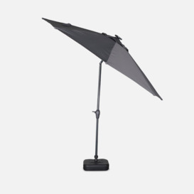 2.7m Round Centre Pole Parasol With Integrated Led Lights - thumbnail 2