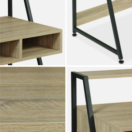 Metal And Wood-effect Desk - thumbnail 3
