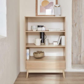 Bookcase Shelf Wood Decor 3 Levels