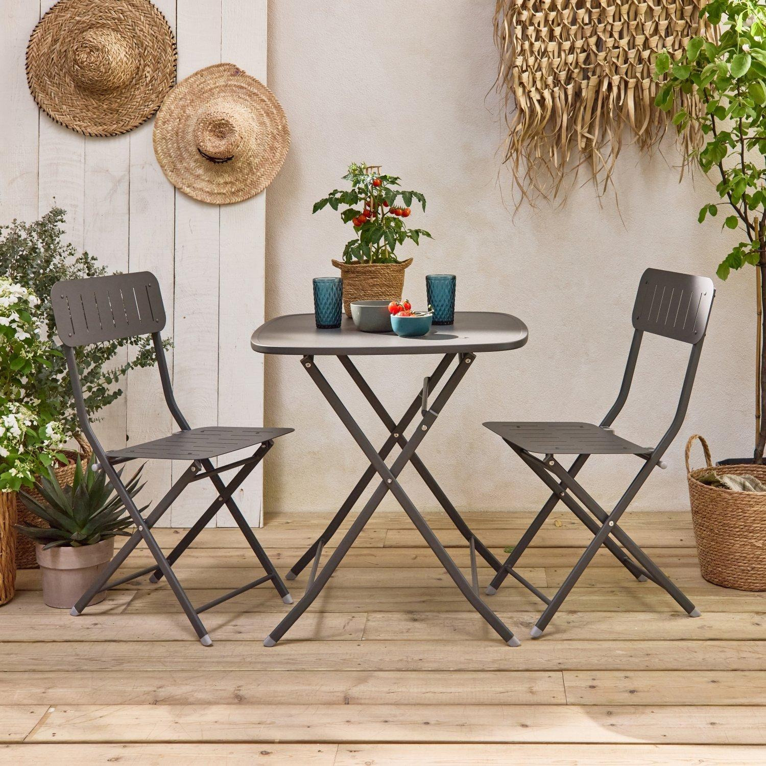 2-seater Bistro Garden Table With Chairs - image 1