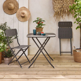 2-seater Bistro Garden Table With Chairs - thumbnail 2