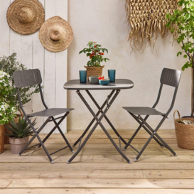 2-seater Bistro Garden Table With Chairs - thumbnail 1