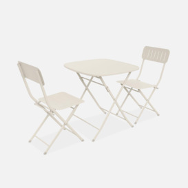 2-seater Bistro Garden Table With Chairs - thumbnail 1