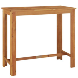 Garden Bar Table 120x60x105 cm Solid Wood Acacia - thumbnail 3