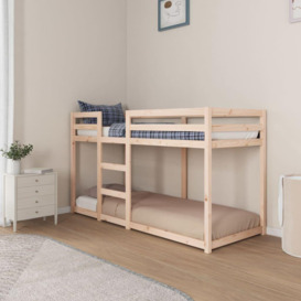 Bunk Bed 75x190 cm Solid Wood Pine - thumbnail 3
