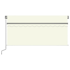 Manual Retractable Awning with Blind 3x2.5m Cream - thumbnail 3