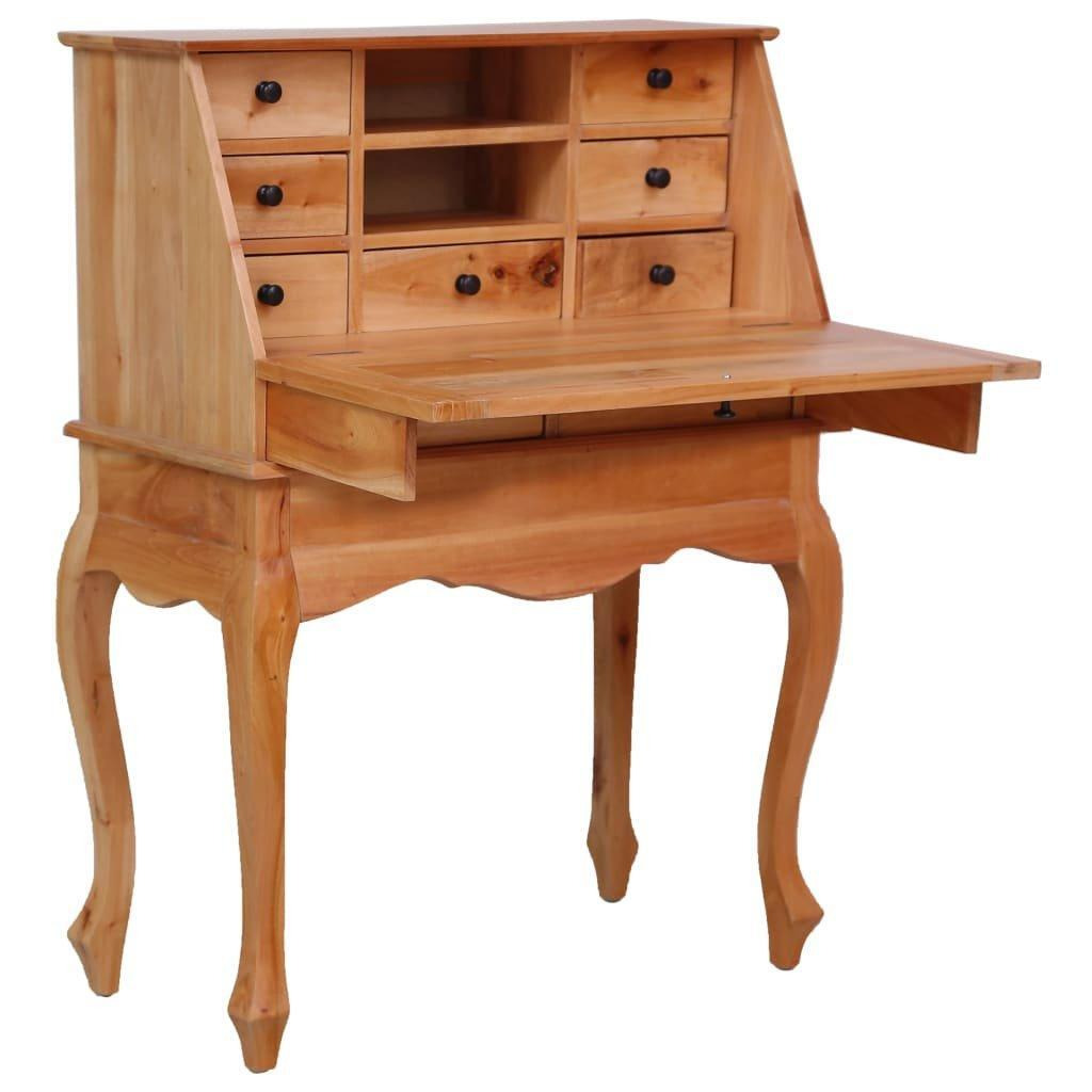 Secretary Desk 78x42x103 cm Solid Mahogany Wood - image 1