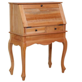 Secretary Desk 78x42x103 cm Solid Mahogany Wood - thumbnail 3