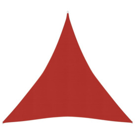 Sunshade Sail 160 g/m² Red 5x6x6 m HDPE - thumbnail 1