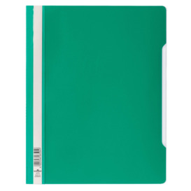 Clear View Project Folder Document Report File - 50 Pack - A4+ Green