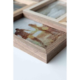 "Accent Photo Collage Frame for 8 Pictures 4x6"" - Mixed Wood Finishes" - thumbnail 3