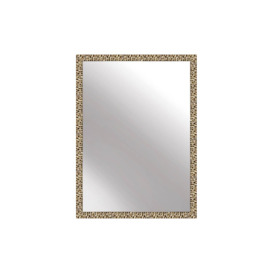 Florentina Wall Mirror With Mosaic Design Frame, 50 x 70cm - thumbnail 1