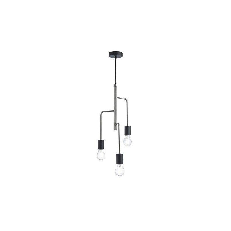 Sopely Industrial Style 3 Light Ceiling Pendant - Pewter - image 1